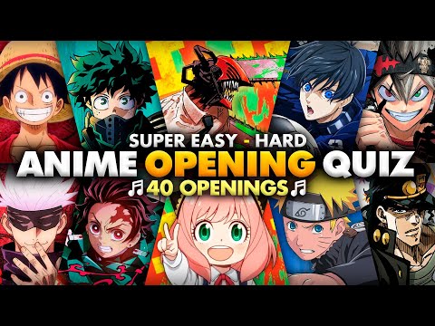 ERRATE DIE ANIME-OPENING 🎶 (Super Einfach - Schwer) 40 Openings 🔊