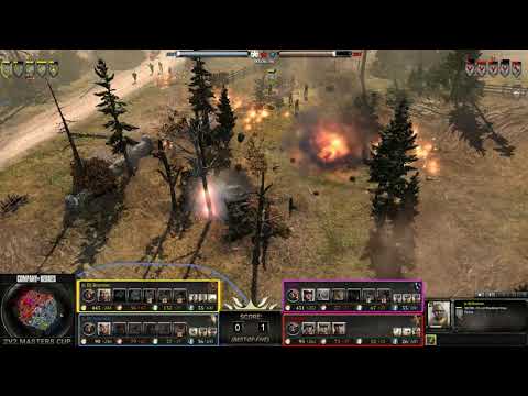 2v2 Masters Cup - Semi Final 2: Game 2 of 5 - Epic competitive CoH2 match series