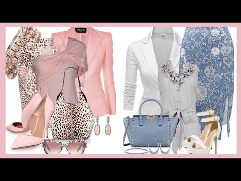 CONJUNTOS DE ROPA ELEGANTES FINOS Y SOFISTICADOS /LOOKS Y OUTFITS  MODERNOS ELGANTES Y FINOS