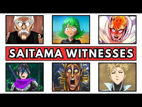 ALL Reactions to Saitama's TRUE Power | One Punch Man