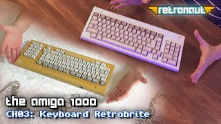 Amiga1000 CH03: Keyboard Retrobrite