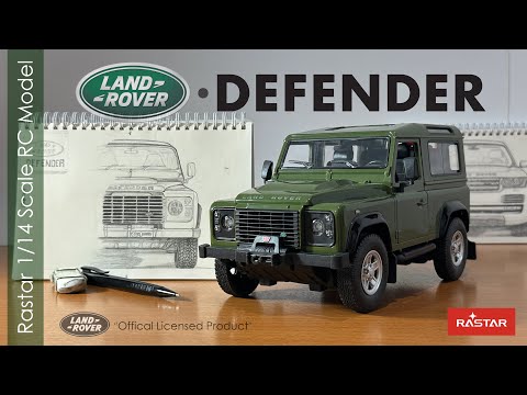 Rastar Land Rover Defender 1/14 Scale RC Model, Unboxing, Details, Test Drive