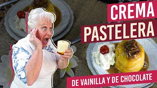 Download lagu CREMA PASTELERA en 2 versiones TRADICIONAL Y DE CHOCOLATE!  [receta en pocos pasos y fácil] 🍨 mp3