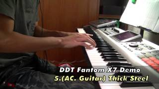 Video thumbnail for Roland Fantom X7 Sound Demo by killerddt