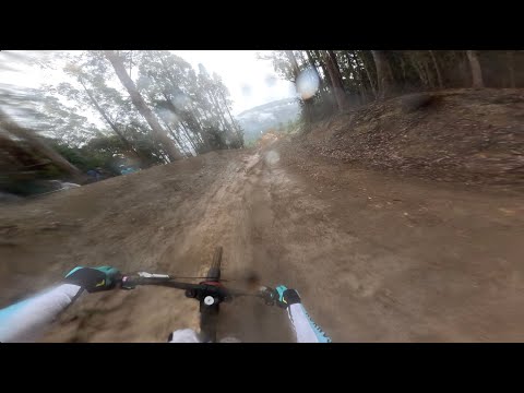 HARDLINE CANCELLED. My last practice run in the rain!