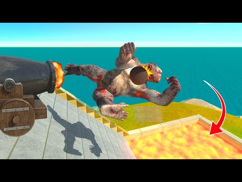 Extreme Challenge: Cannon VS All Units | Arbs - Animal Revolt Battle Simulator 🔥