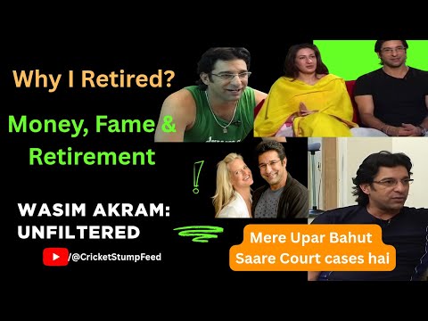 Wasim Akram Post-Retirement EXCLUSIVE Interview (2003) | Match Fixing, Personal Life, & Allegations