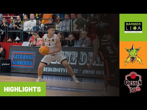 ProA: Artland Dragons vs. GIESSEN 46ers | Highlights