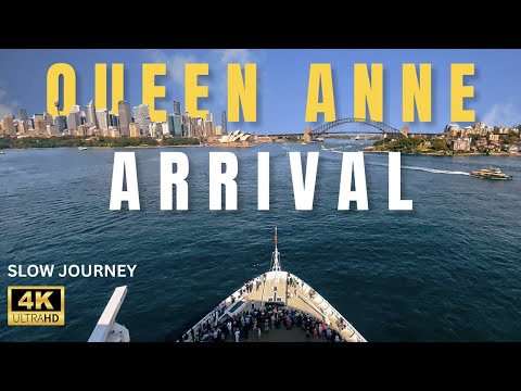 Thumbnail for Cunard Queen Anne Maiden Arrival into Sydney Harbour (Real Time Journey)