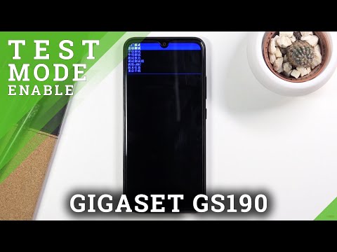 How to Hardware Test GIGASET GS190 – Enter Test Mode