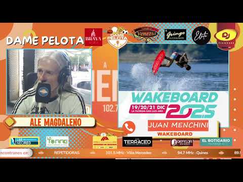 El Dique La Florida corona a los campeones nacionales de Wakeboard | Entrevista a Juan Menchini