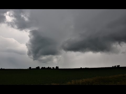 7-14-21 Tornado Warned Supercell Time Lapse Iowa Tornado Crew Storm Chasers