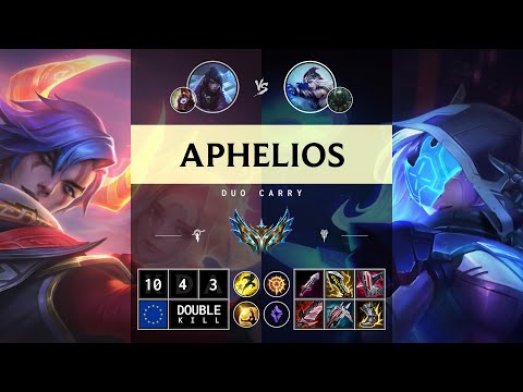 Aphelios ADC vs Ashe: Killing spree - EUW Challenger Patch 14.15
