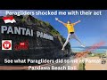 the act of paragliders to me at pantai pandawa beach bali. i was not expecting this.