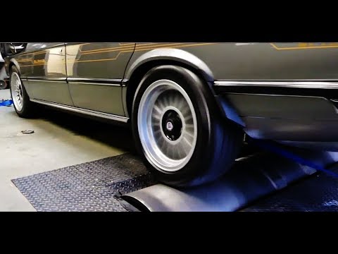 BMW Alpina B7 Turbo (E12) Dyno
