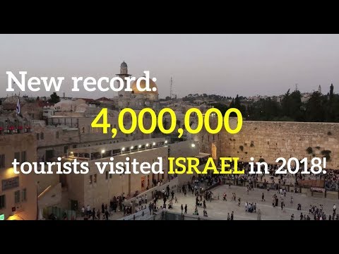 2018 Sets New Record in Tourism to Israel