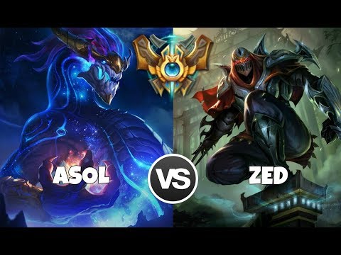 [CHALLENGER - 8.8] Aurelion Sol vs Zed