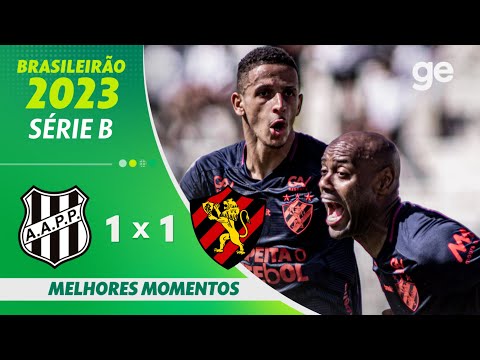 Gols e lances de Ponte Preta x Sport