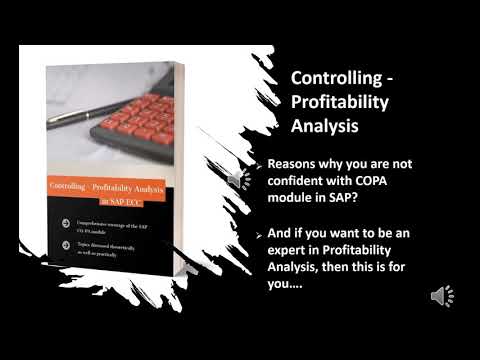SAP Controlling - Profitability Analysis step by step guide to the COPA module