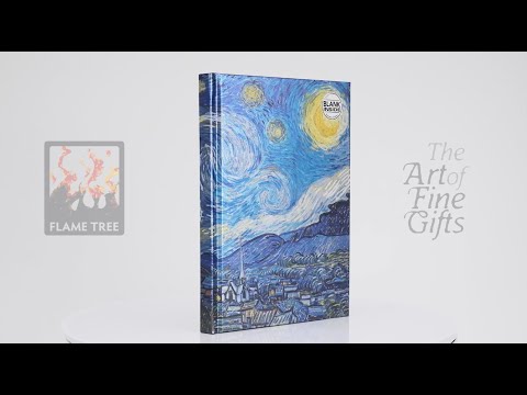 Блокнот Vincent Van Gogh: The Starry Night Foiled Journal video 1