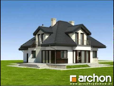Dom w czarnuszce 2 - Efektowny dom z poddaszem użytkowym I ARCHON+ Projekty Domów