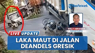 Dua Nyawa Melayang dalam Kecelakaan Tragis di Deandels Gresik seusai Pemotor Adu Banteng Tabrak Truk