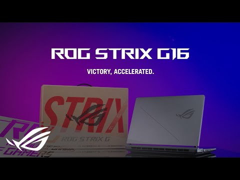 Unbox the brand new Strix G16. Unleash the power within.