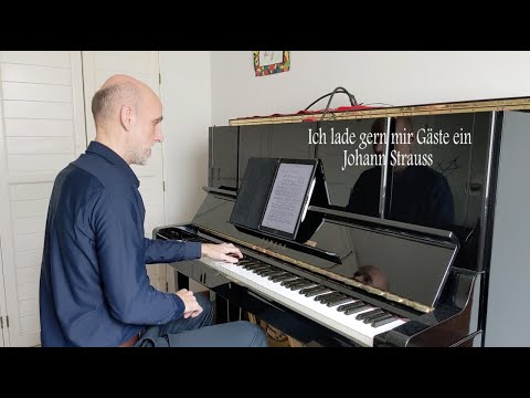 Ich lade gern mir Gäste ein - Chacun a son gout - Johann Strauss - karaoke - accompaniment