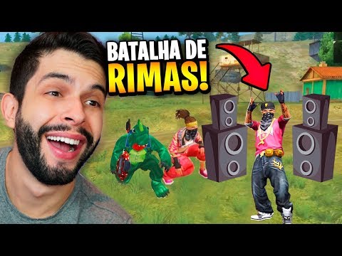 I BECAME A RAPPER?!? I MADE THE FIRST RAP BATTLE OF FREE FIRE