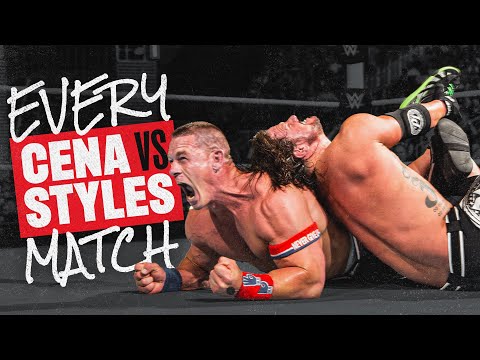 Every John Cena vs. AJ Styles 1-on-1 match | Full Match Compilation