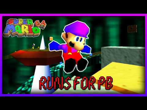 Super Mario 64 16 Star Speedruns for PB LIVE