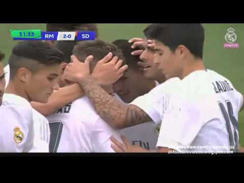 Real Madrid U19 4-0 Shakhtar U19 Cristian Cedrés Goal