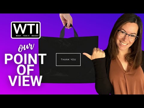 Purple Q Crafts Plastic Shopping Bags - WTI product video review