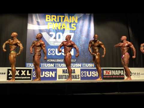 1st Group - Comparisons - Class 1- USN NABBA Britain Final 2017