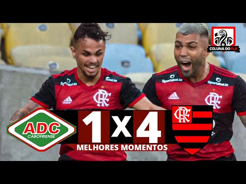 CABOFRIENSE 1x4 FLAMENGO - MELHORES MOMENTOS COMPLETO - TAÇA RIO 2020