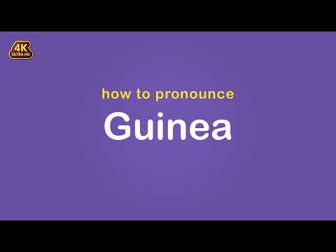 how to pronounce Guinea 【FIFA】