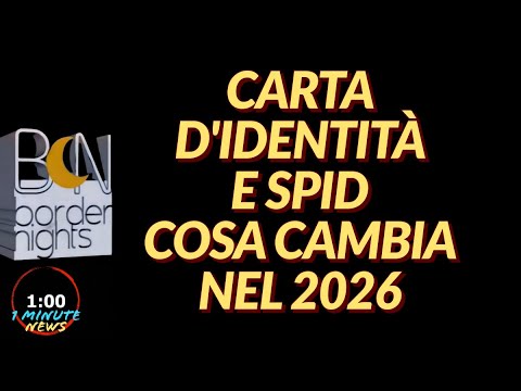 CARTA DI IDENTITÀ E SPID, COSA CAMBIA DAL 2026 CON IL WALLET DIGITALE - 1 Minute News