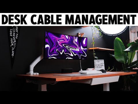 Standing Desk Cable Management Tips