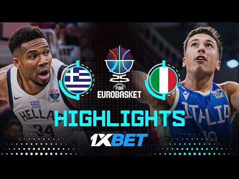 Giannis paves the way in Greece 🇬🇷 win over Italy 🇮🇹 at #EuroBasket 2025!