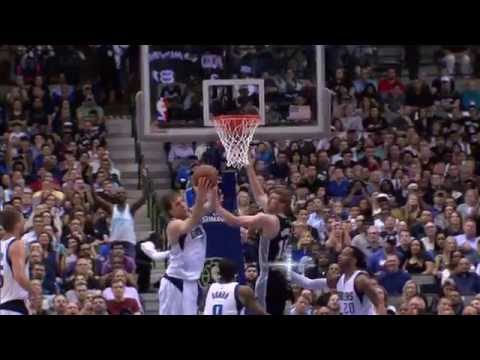 Dirk Nowitzki Pulls Down His 10,000th Career Rebound