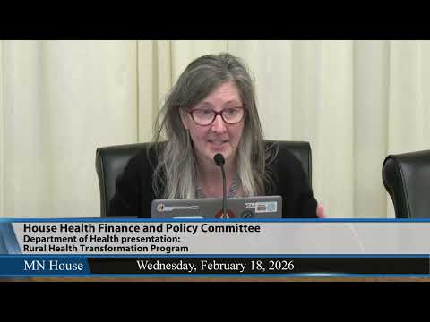 House Health Finance and Policy Committee 2/18/26