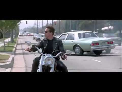 Terminator 2 Judgement Day Sharp Bike Turn