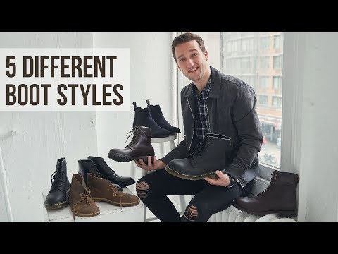 5 Different Styles of Boots Every Guy Should Have | Men’s Fashion Video