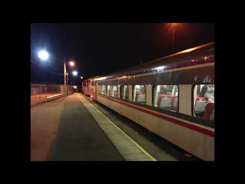 V/Line N460 City of Castlemaine at Bairnsdale Station Late at Night (July 3 2015) Slideshow