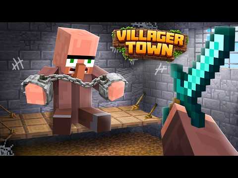 ESCAPING PRISON IN VILLAGER TOWN [Ep-4]