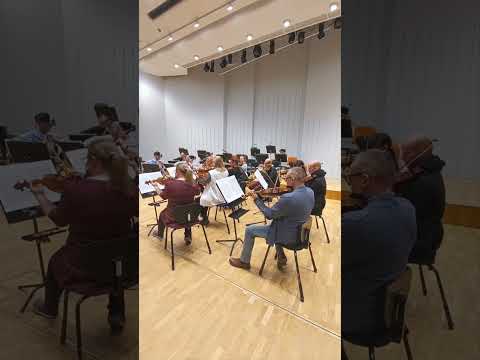 Kasimir Uusitupa ja Joensuun kaupunginorkesterin harjoitukset: Enescu