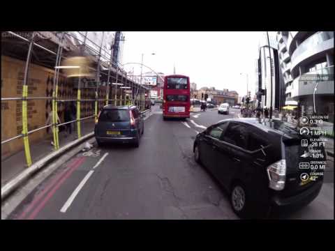 AY13 OUG - PHV thinks it's okay to park on a red route / in a cycle lane