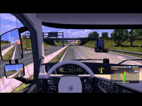 Euro Truck Simulator 2 Rotterdam-Luxembourg Timelapse