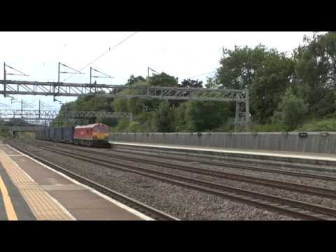 DB 92016 4M25 Mossend to Daventry at Tamworth Low Level 12/07/2014