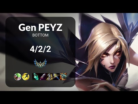 Gen Peyz Kai'Sa vs Tristana BOTTOM - KR CHALLENGER Patch 13.21